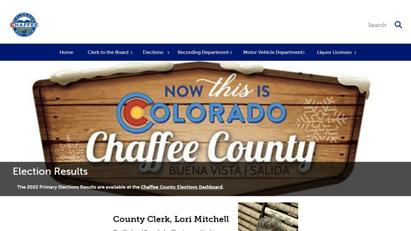 Home | Chaffee County Clerk